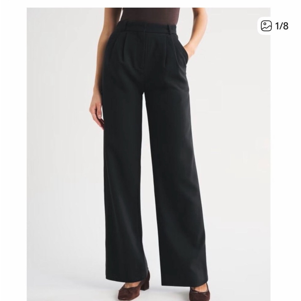 Abercrombie & Fitch Classic Wide-Leg Pant